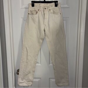 Vintage Levi’s 501-0640 31x32 eggshell/coconut/off-white